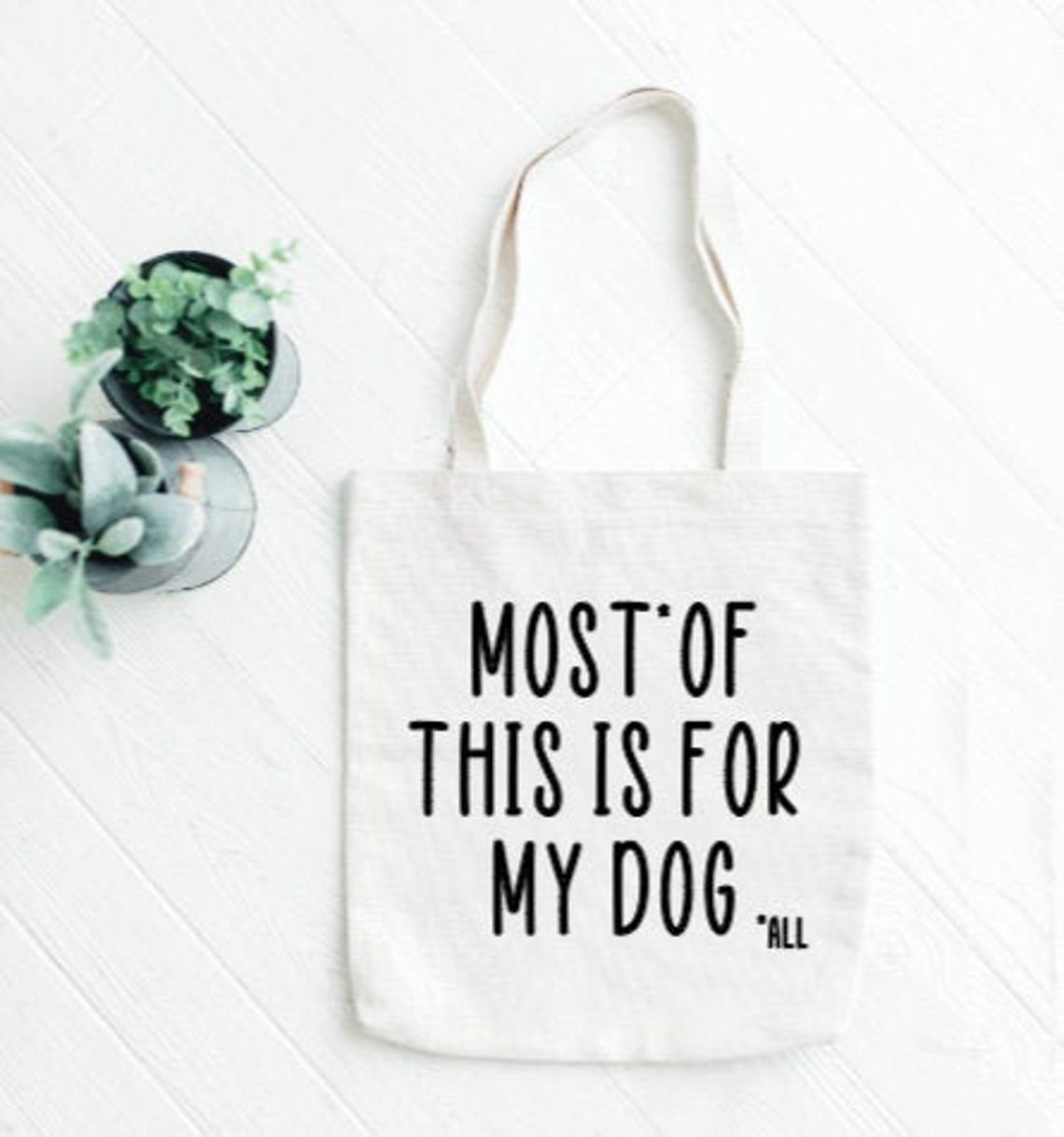 Custom Dog Tote Bag Tote Bag for Dog Owner Etsy