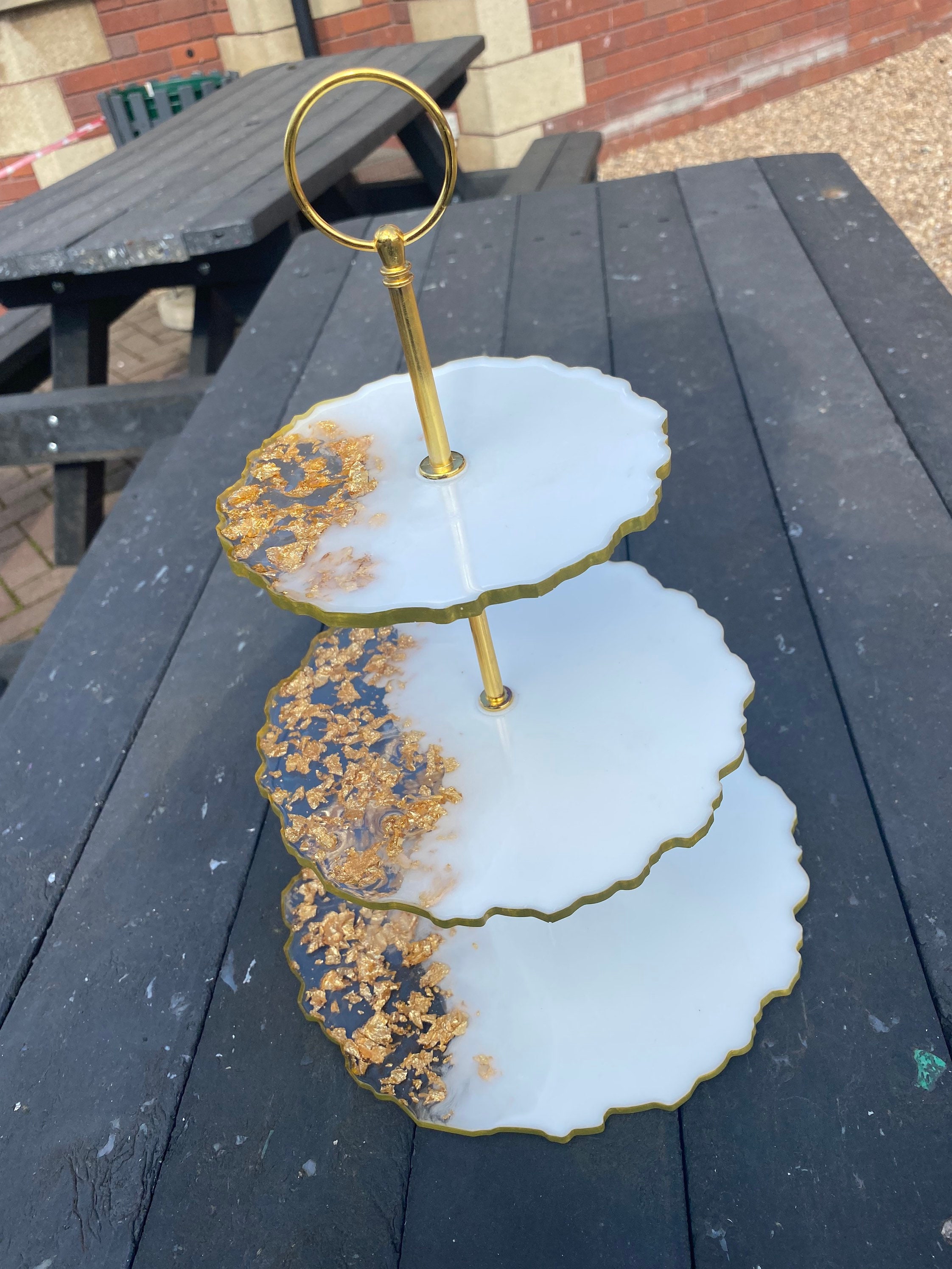 Resin Cake Stand Customisable / Cupcake Stand / Cake Holder / Etsy