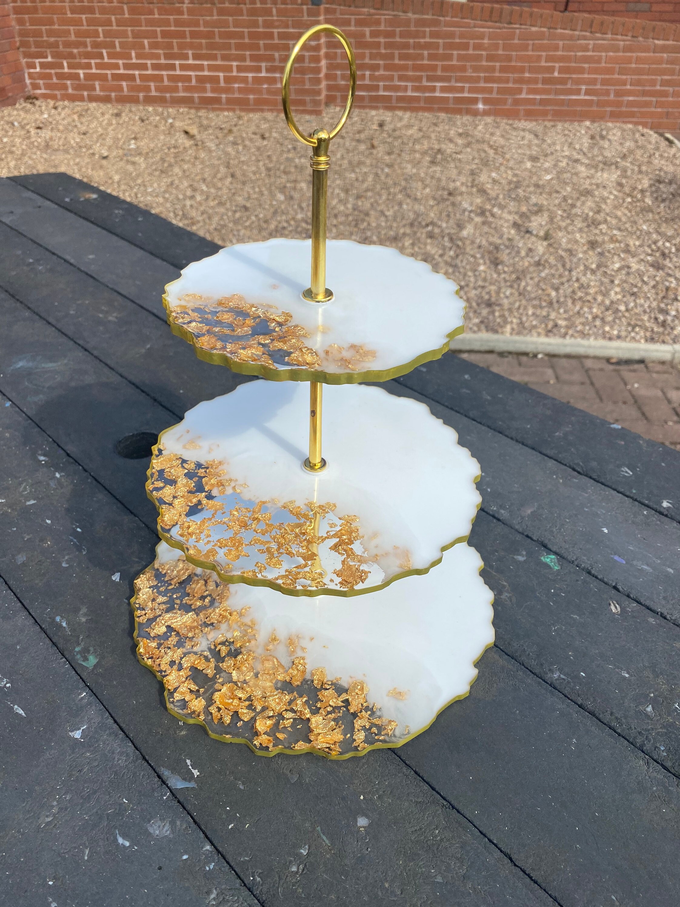 Resin Cake Stand Customisable / Cupcake Stand / Cake Holder / Etsy