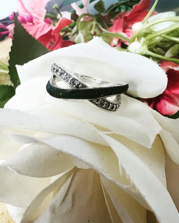 Cremation Ashes Ring / Memorial Ring / Sterling Silver Ring / Etsy UK