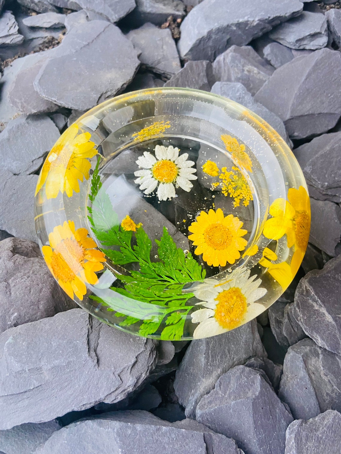 Floral Ashtray / Resin Ashtray / Gifts For Her / Trinket Dish Etsy