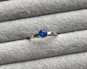 Sterling Silver Ashes Ring: Pet Hair Memorial Keepsake Jewellery