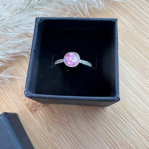 Cremation Ashes Ring / Memorial Ring / Sterling Silver Ring / Cremation Jewellery / Ashes Keepsake / Personalised Jewellery / Pet Memorial