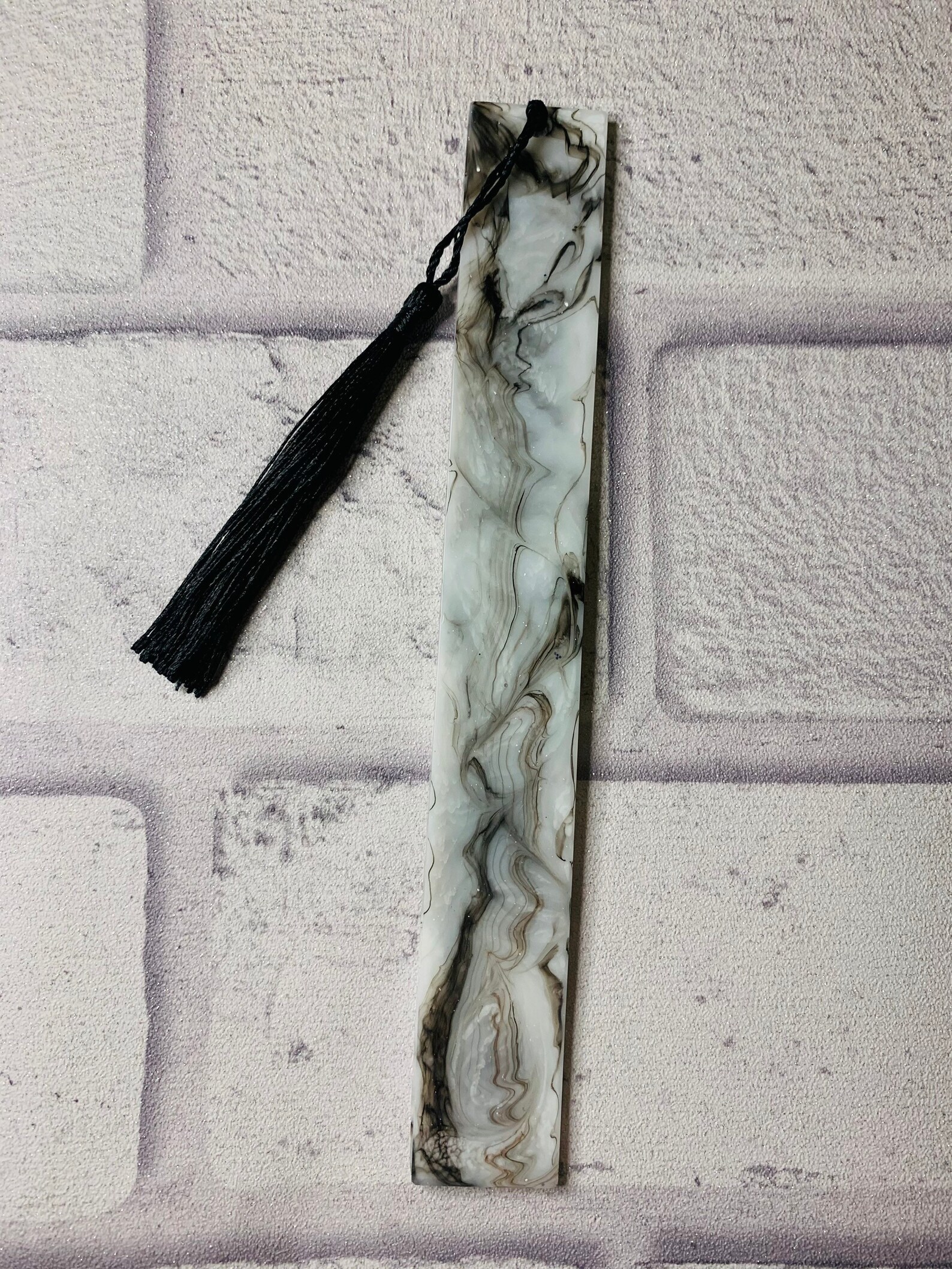 Marble Bookmark / Peronalised Bookmarks / Resin Bookmarks / Etsy