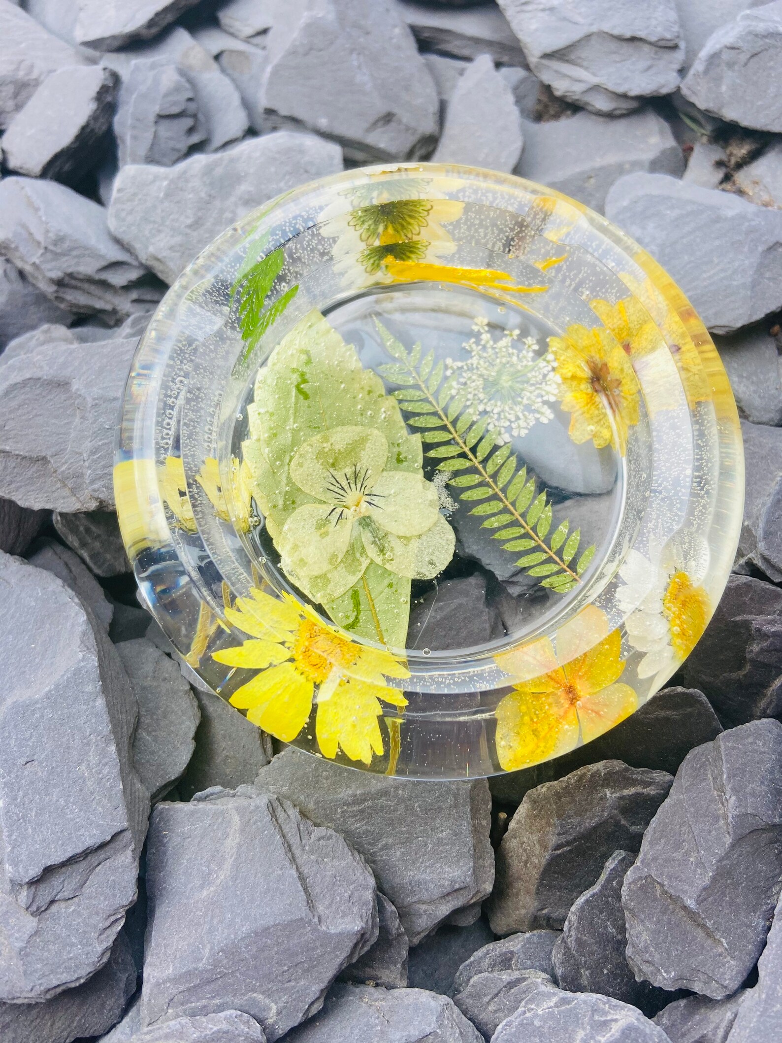 Floral Ashtray / Resin Ashtray / Gifts for Her / Trinket Dish Etsy UK