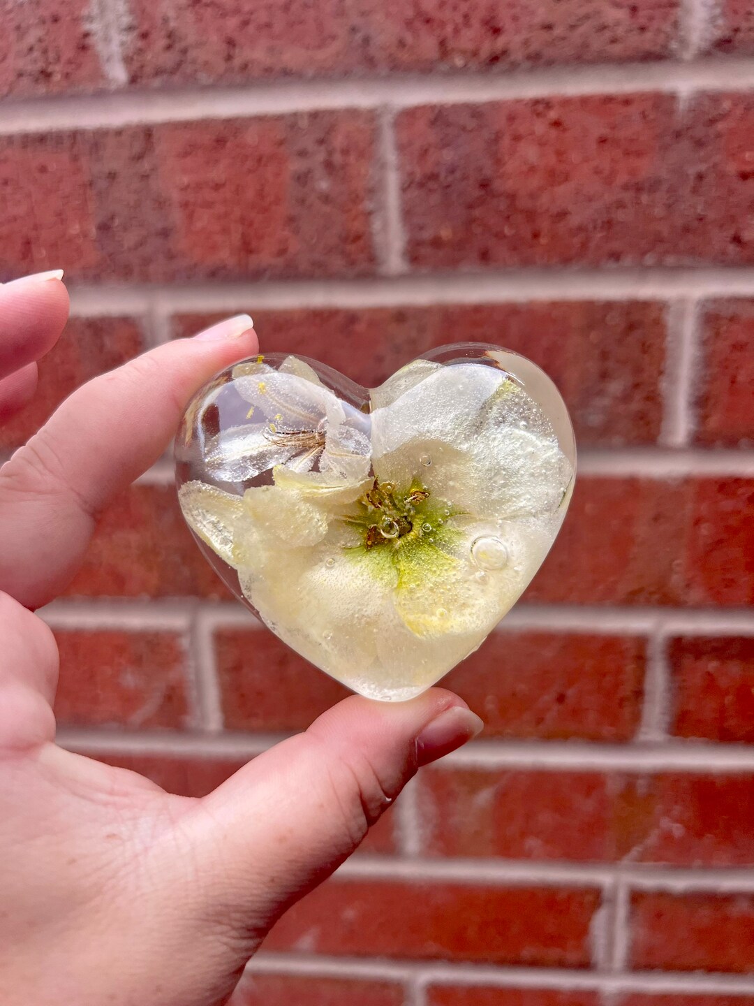 Funeral Flower Preservation Paperweight / Flower Preservation