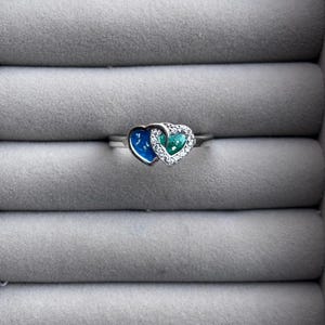 Cremation Ashes Heart Ring / Memorial Ring / Personalised Jewellery / Cremation Jewellery / Ashes Keepsake / Keepsake Ring / Keepsake Jewell