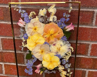Wedding Flower Preservation / Pressed Flower Frames / Framed Flowers / Wedding Flowers / Pressed Bouquets / Pressed Wedding Bouquet