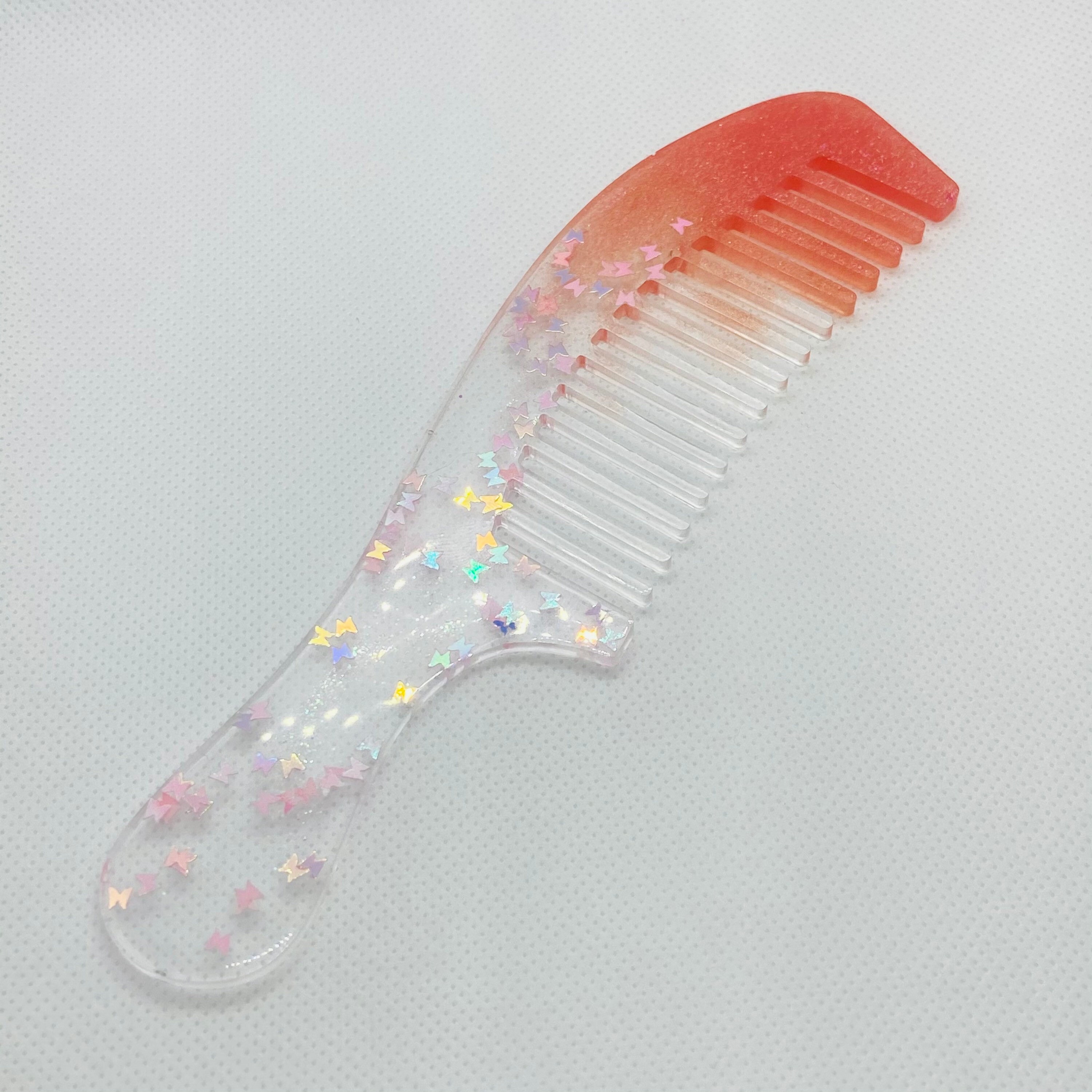 Personalised Hair Combs / Hair Accessory / Glitter Comb / Etsy