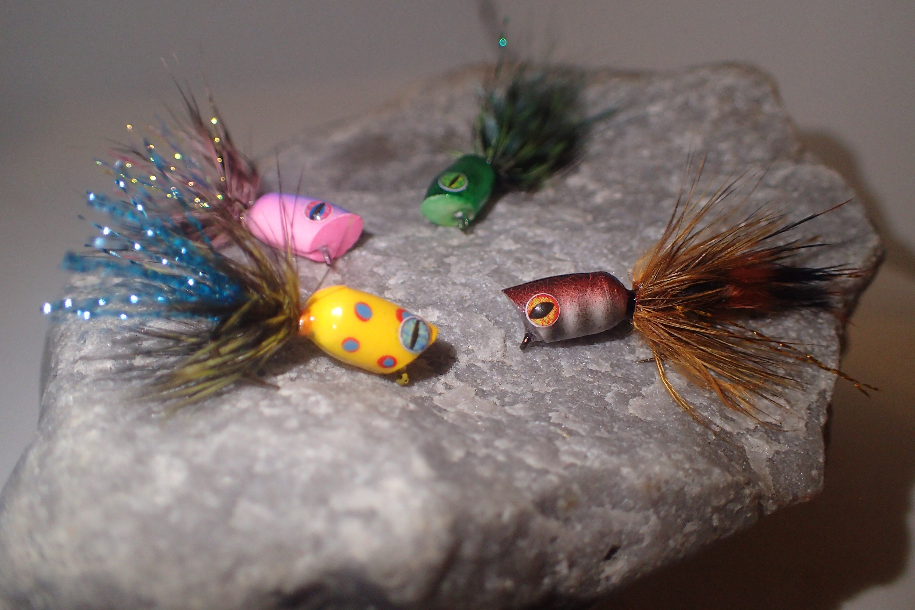 Panfish Flyfishing Poppers for Bluegill and Bass -  Canada