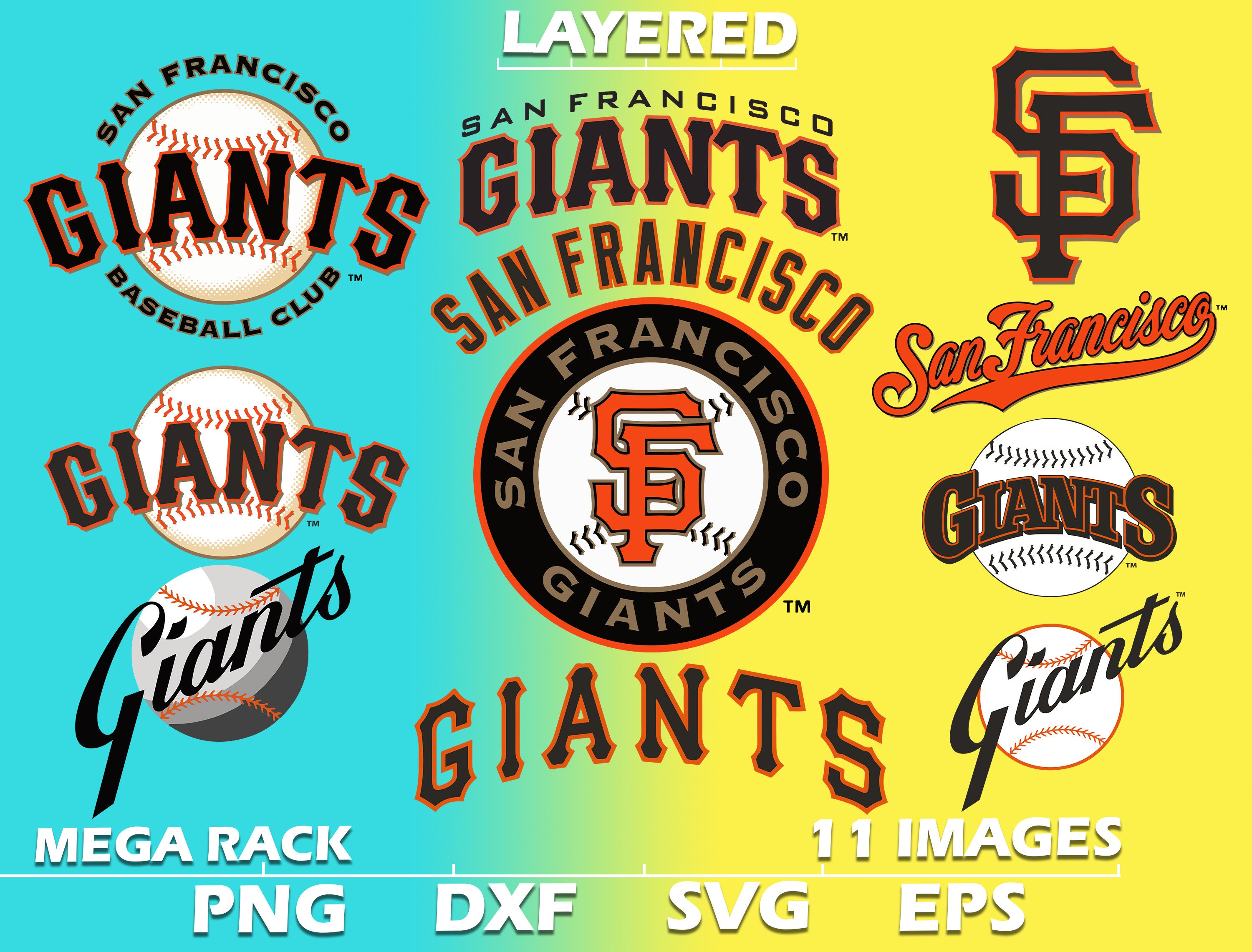 MLB San Francisco Giants Svg Logo MLB Football SVG cut file | Etsy
