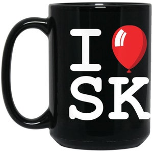 I Love SK Balloon Mug