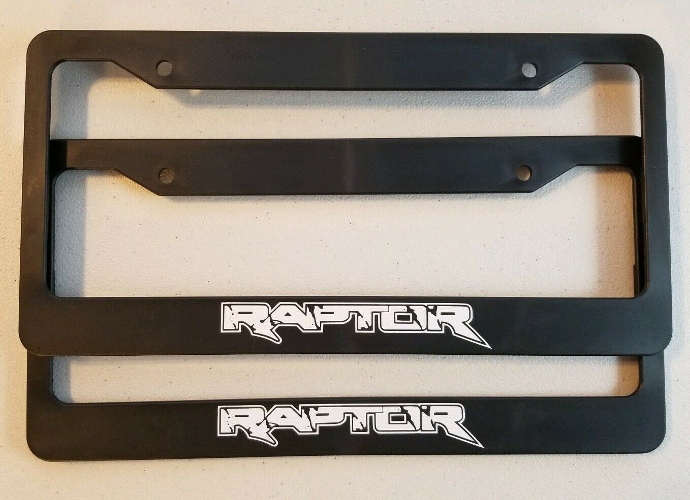 Ford raptor svt satin black license plate frame pair made in Etsy