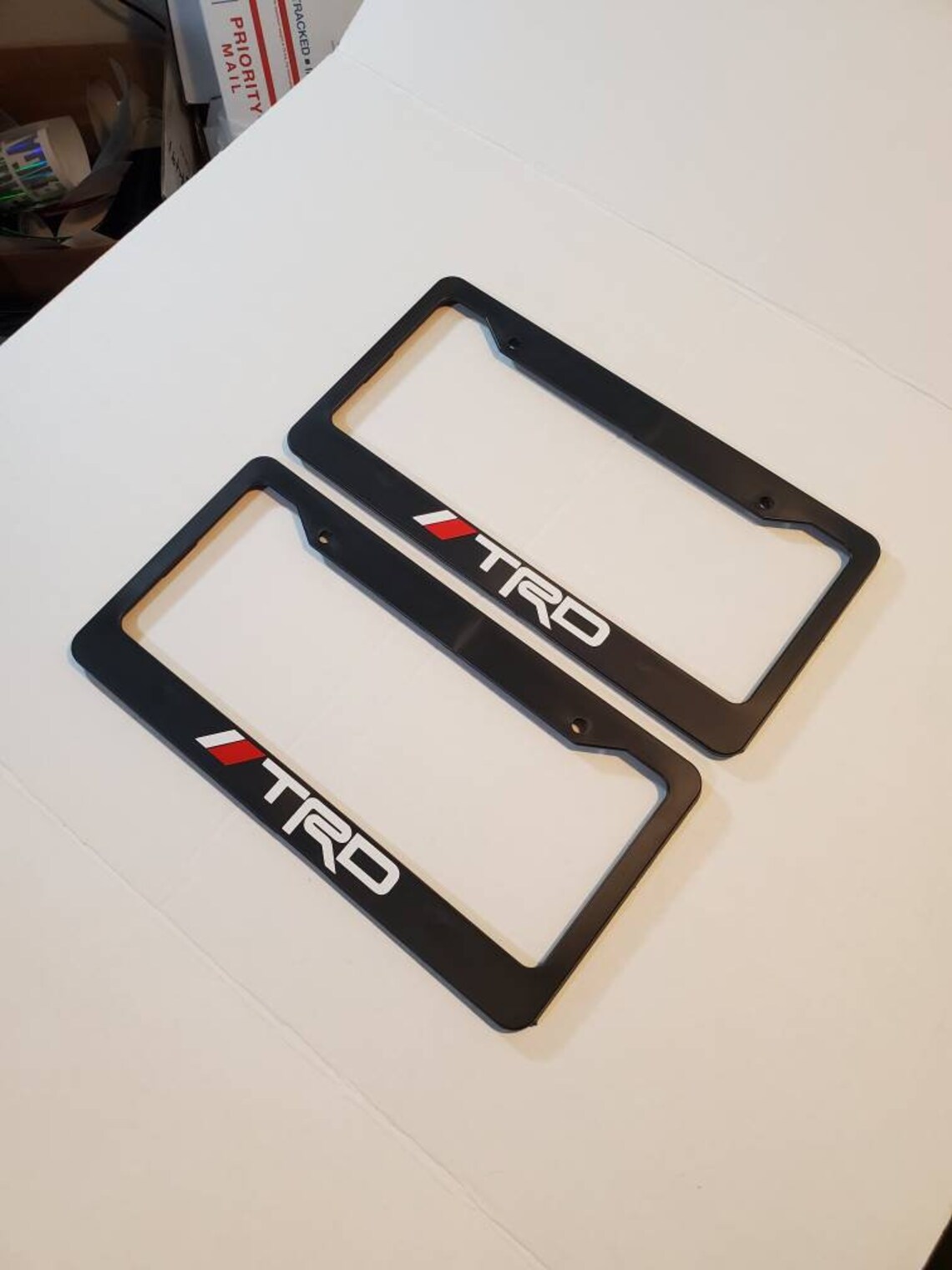 Toyota TRD License Plate Frames Tundra 4runner Rav4 Etsy