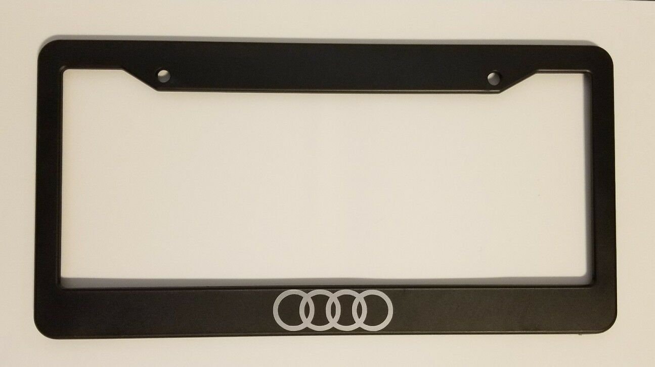 Audi rings logo license plate frame euro a6 a4 tt a7 rs s5 s8 Etsy