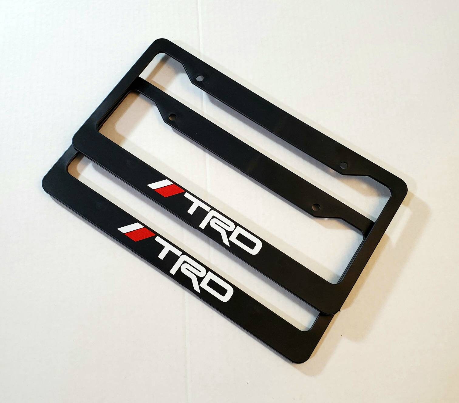 Toyota TRD License Plate Frames Tundra 4Runner rav4 Etsy