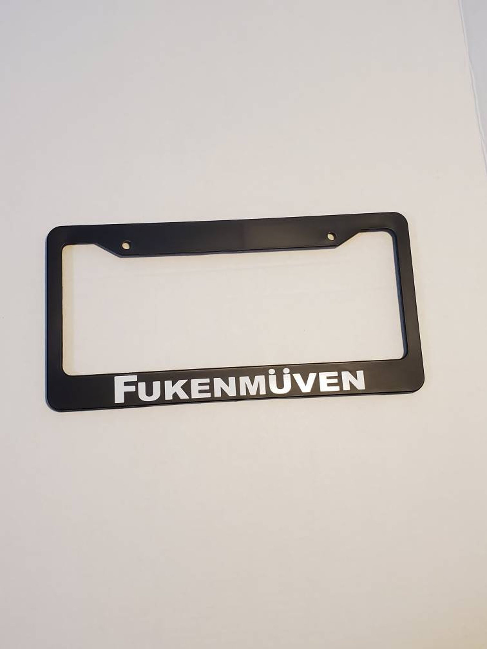 Fukenmuven license plate frame JDM Euro Drift Mazda illest Etsy
