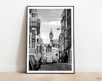 BT Tower Goodge Street Giclée Print