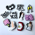 Wedding Shoe Charms: Bride, Groom, Just Married Clog Accessories product logo