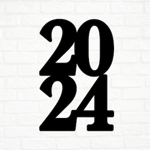 2024 SVG, PNG, DFX, décoration de gâteau 2024, décoration de mariage 2024, téléchargement immédiat, Cricut, Silhouette Studio