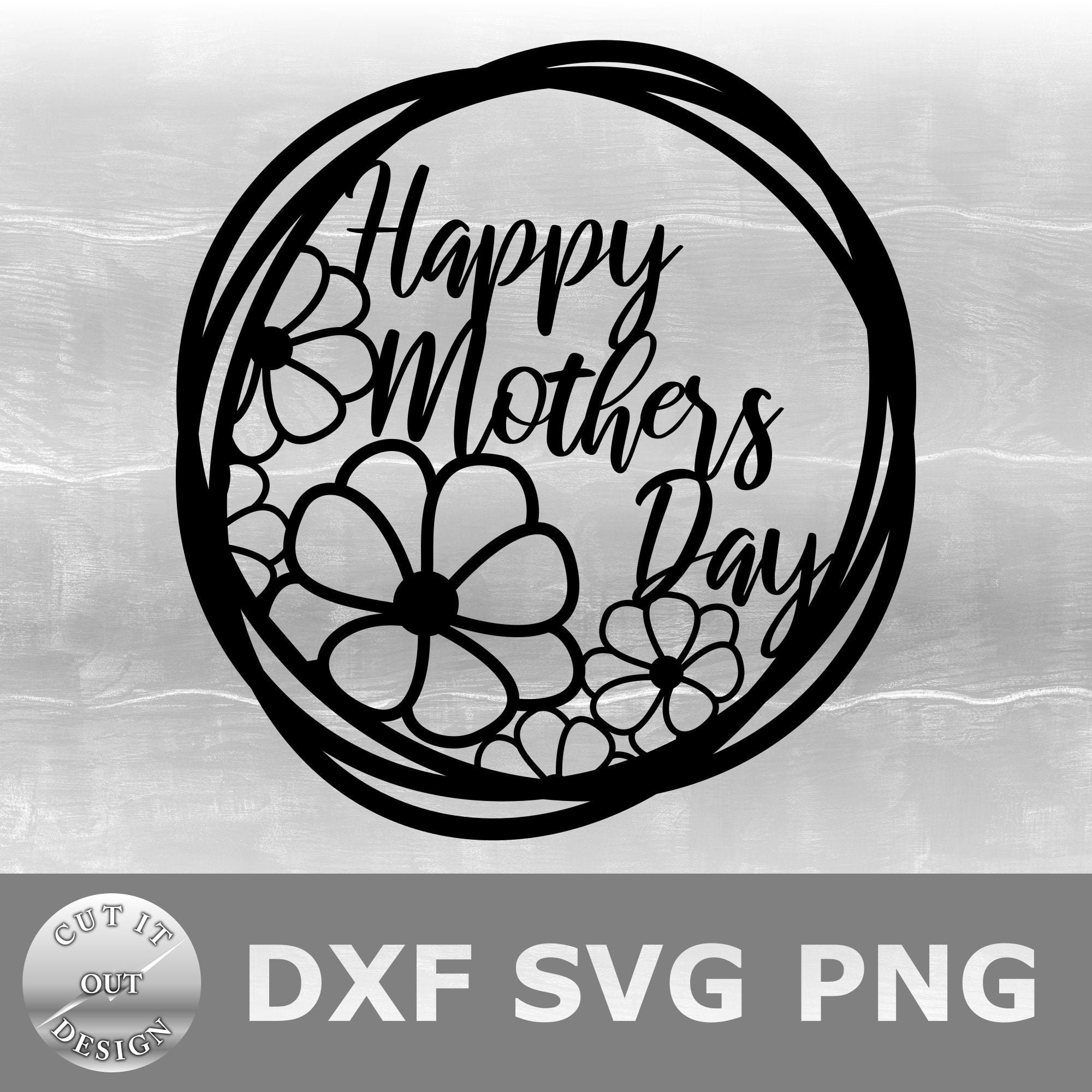 Download Happy Mothers day cake topper SVG | Etsy