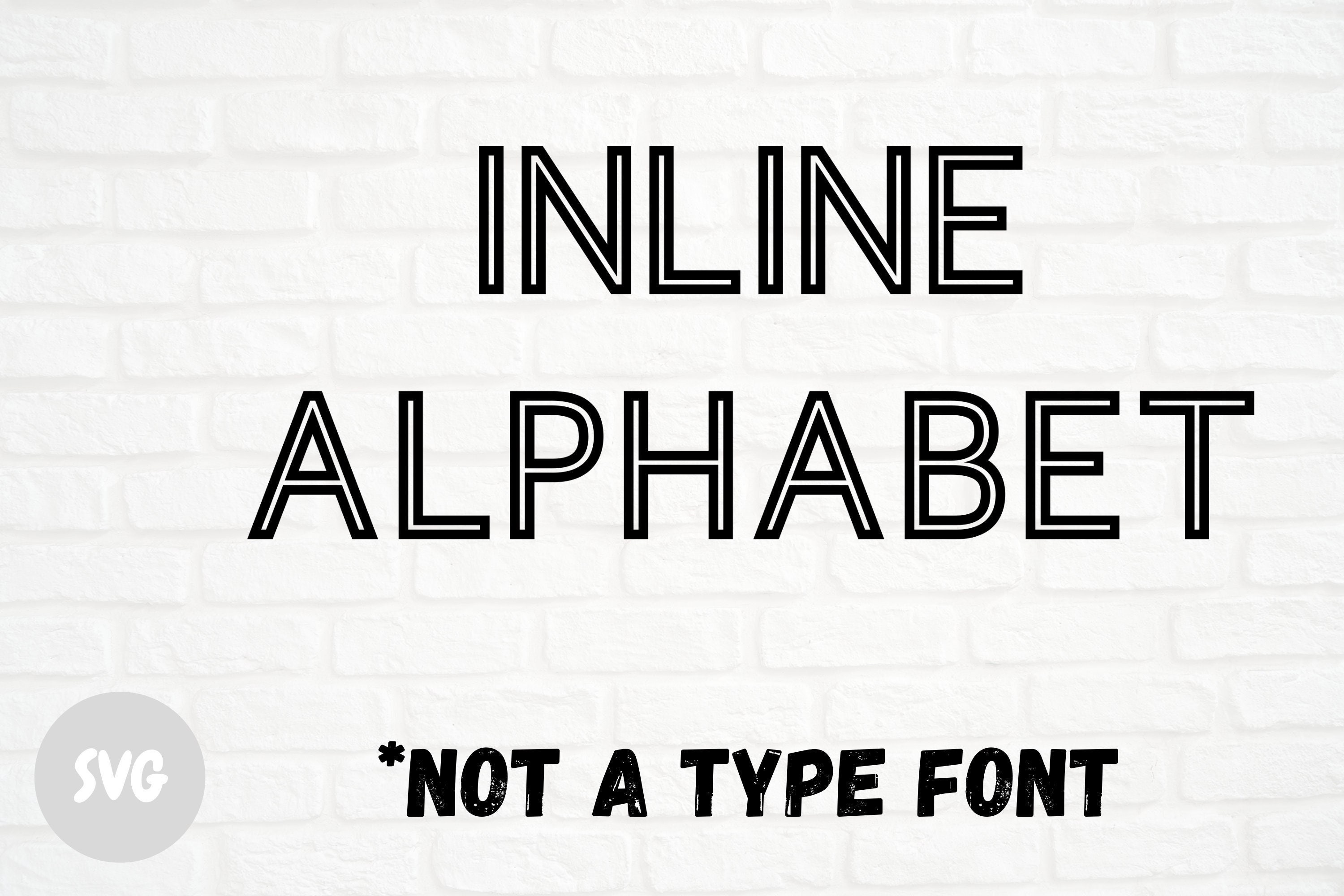 Inline Alphabet 