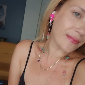 Airpods Strap, Airpod Holder, Airpods Chain, Natural Stone Necklace, Airpods Lanyard, Magnetic Earphone Anti Lost Chain (without earphones)