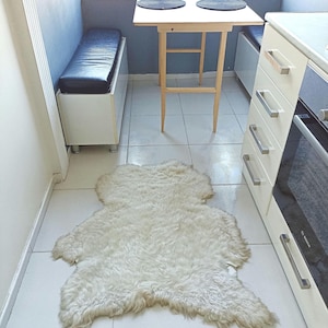 Sheepskin Rug, Natural Genuine Sheepskin Rug,Original Genuine Sheepskin Rug, Curly Sheepskin Rug, Leather Rug, Leather Rug Luxury Home Decor