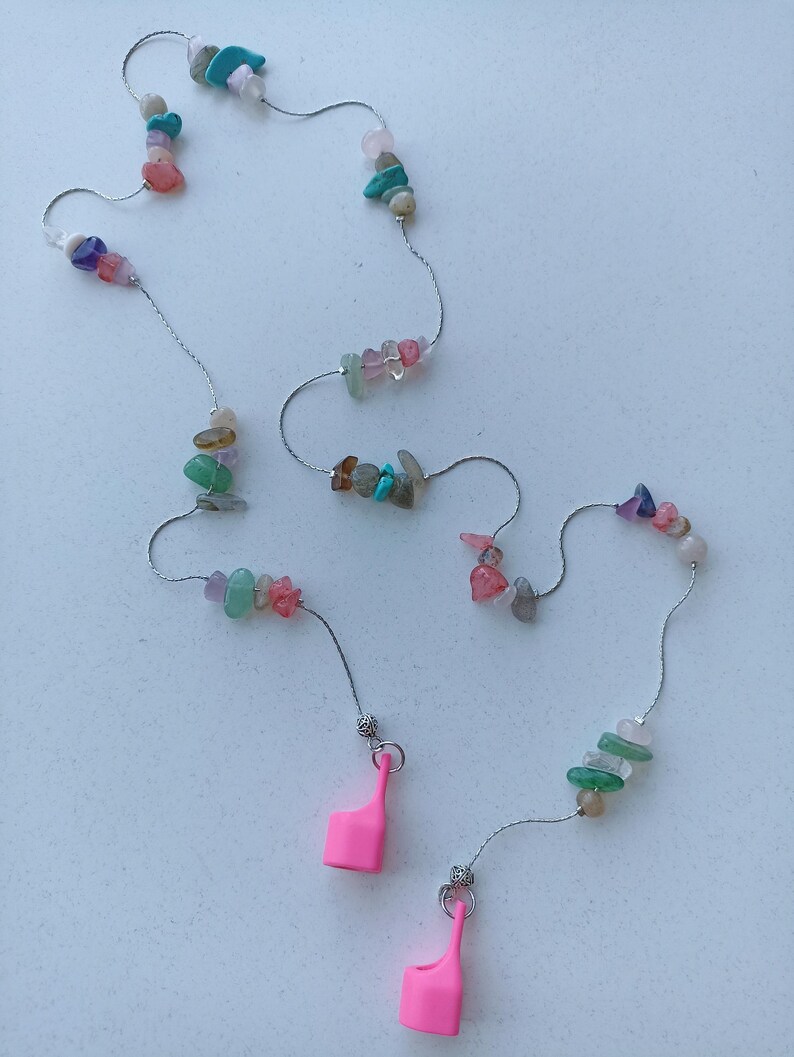 AirPod Anti-Lost Lanyard Chain - Adjustable Y Necklace With Heart Slider For Airpods Pro/2/1