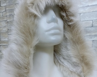 Natural Fur Hat, Uskanka Russian Trapper Hat, Leather Aviator Winter Cap