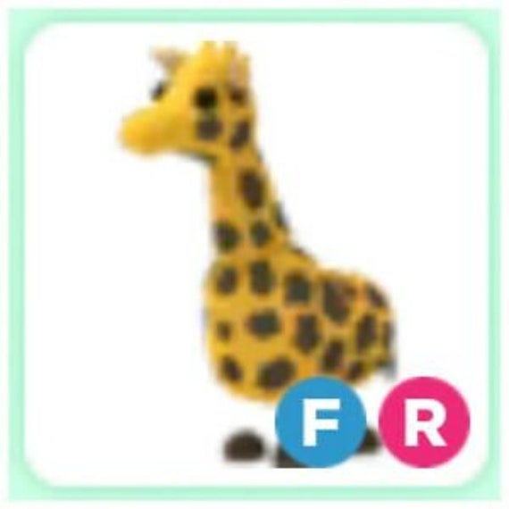 Adopt Me Fr Giraffe Read Description Roblox Etsy - giraffe hat roblox