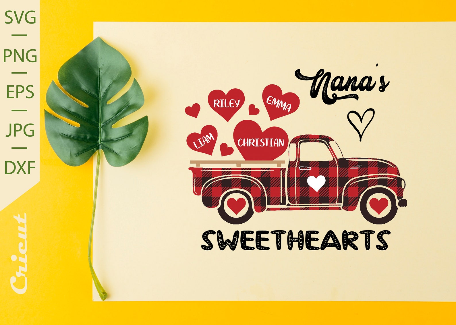 Download Nana's Sweetheart svg cut file for cricut Valentine svg | Etsy