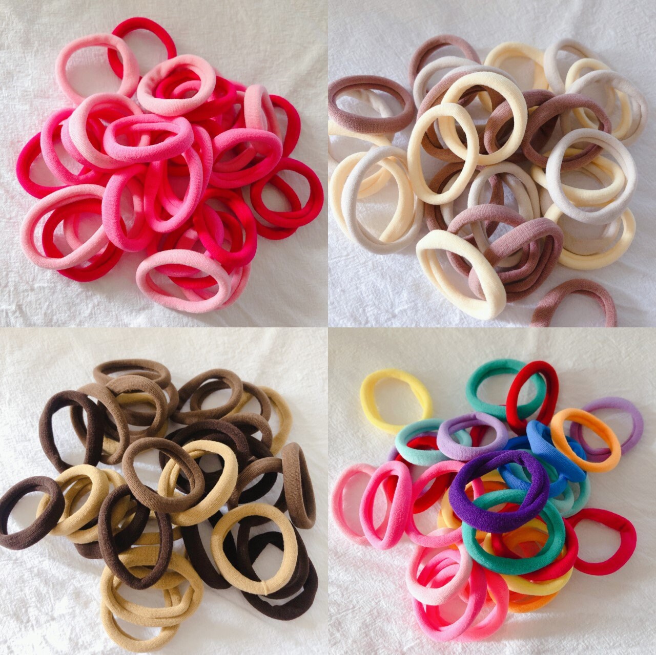 30pcs Nylon Hair Ties Pack/ Hair ties set/ Rubber hair rope/ Etsy