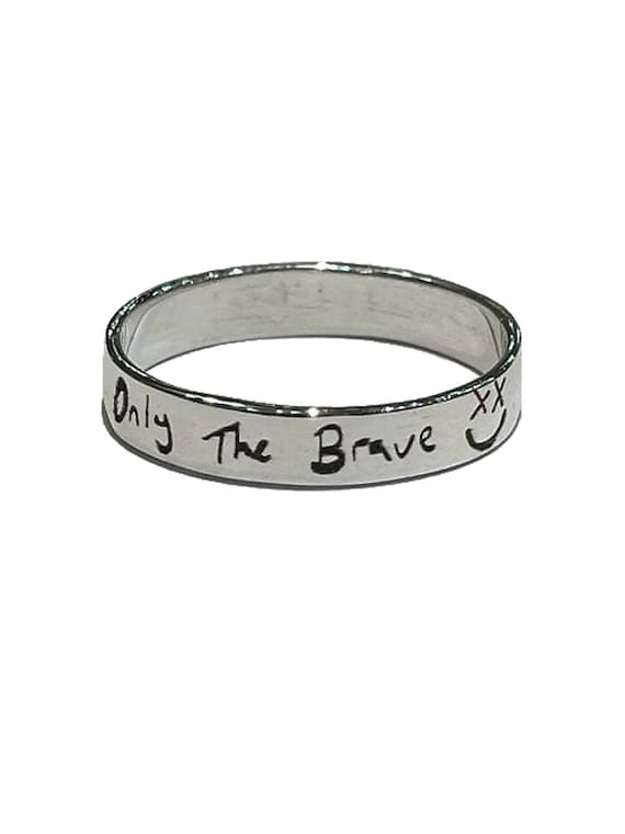 Only for the Brave Ring Louis Tomlinson Smiley Only for the 