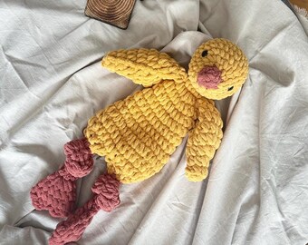 CeeCee Chick - Snuggle handmade crochet chick doll for babies, kids and children
