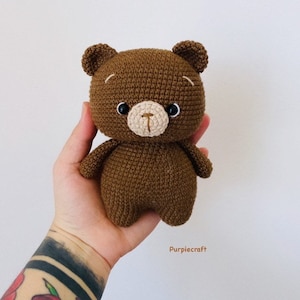 Mr.Bear- amigurumi crochet  teddy english pdf pattern