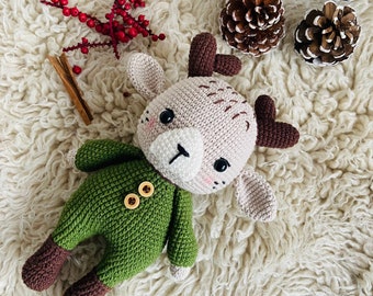 Amigurumi Crochet Deer Pattern - English