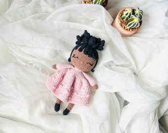 Handmade Amigurumi Crochet Girl Doll