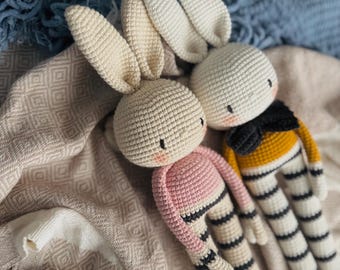 Handmade Crochet Bunny – Amigurumi Plush Toy