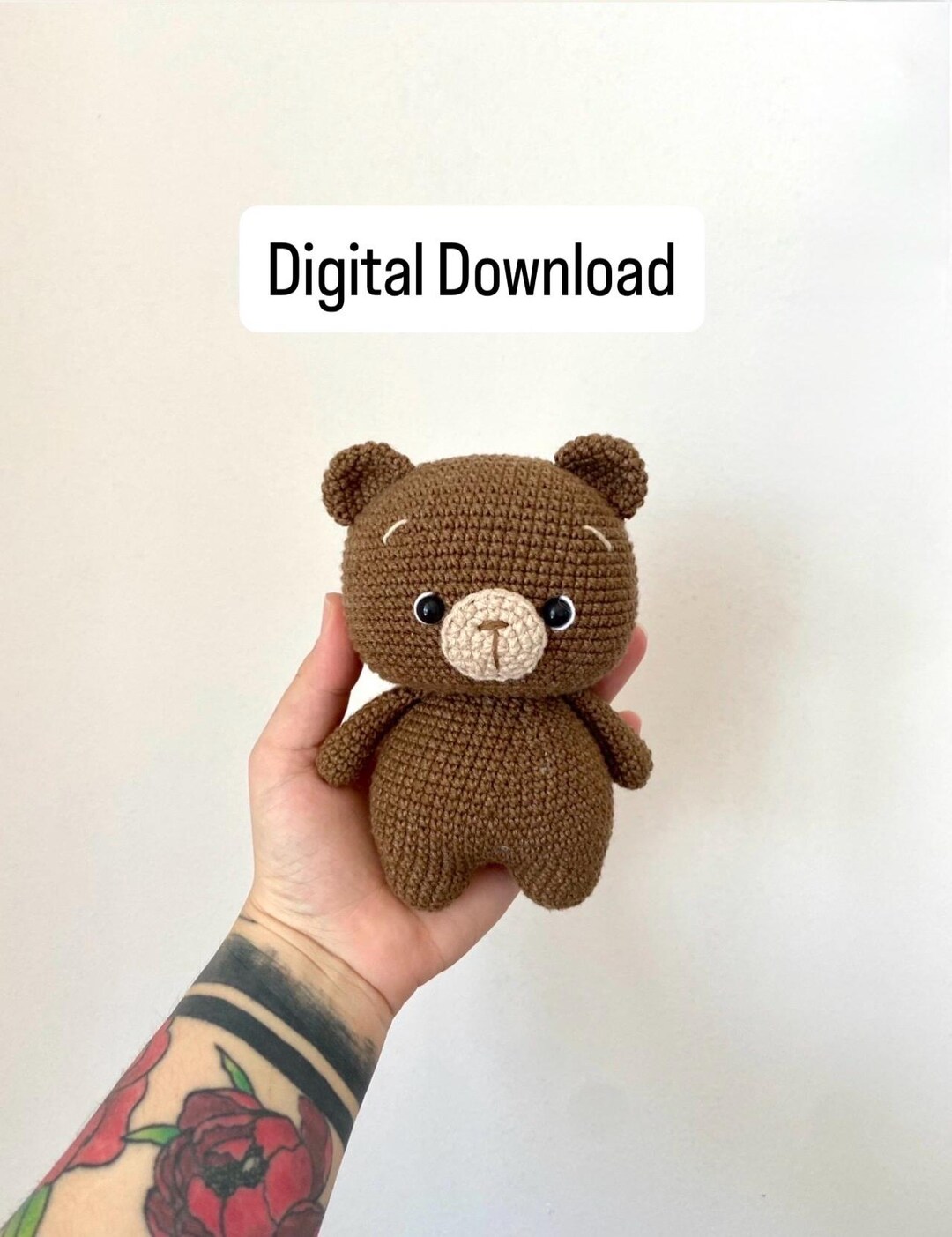 Amigurumi Crochet Pattern for Teddy Bear - Etsy Canada