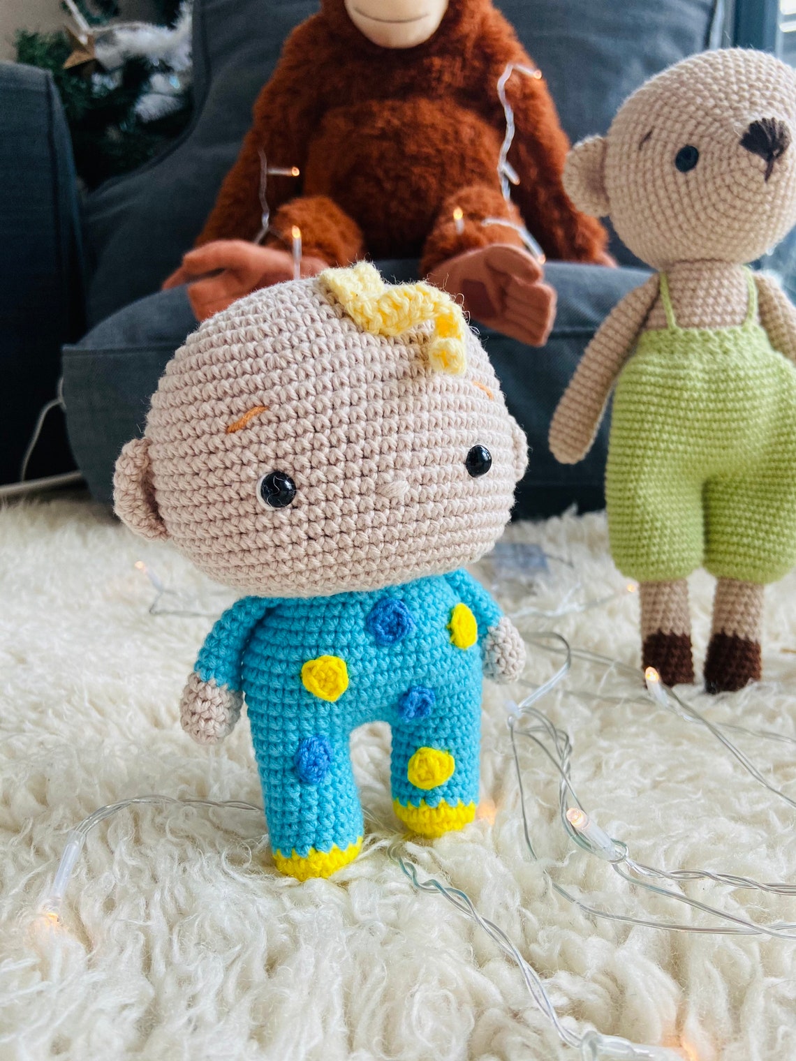 Babyjj Cocomelon Amigurumi Pdf English Pattern Crochet Toy - Etsy