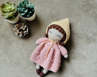 Sister MaMa - Amigurumi crochet handmade sister doll