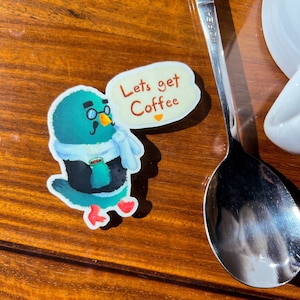 Adhesivo impermeable Let's Get Coffee de Brewster