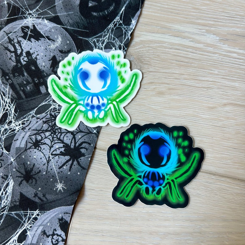 Spoopy Waterproof Stickers - Etsy