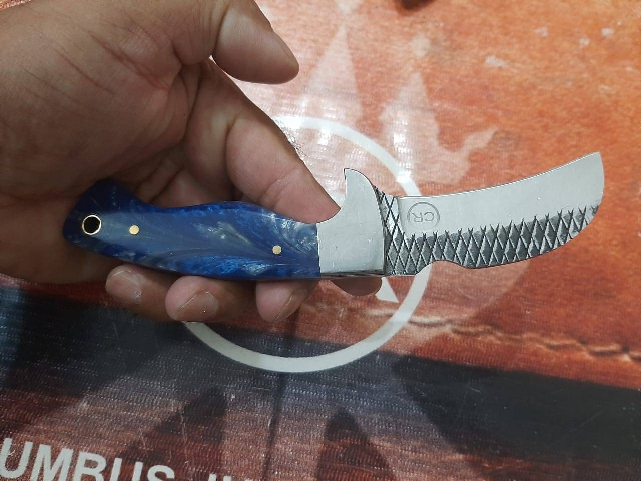 Custom Hand Made full tang farrier rasp steel cowboy knife... - Etsy.de