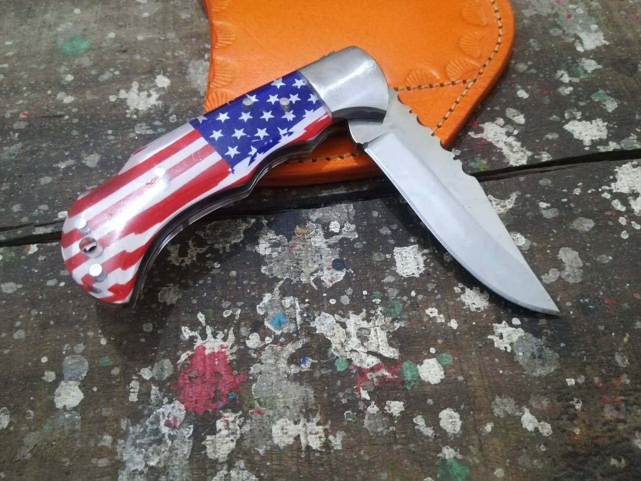 Custom Hand Made J2 Steel Cowboy Pocket Knife... Etsy