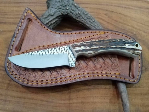 Custom hand Made full Tang farrier rasp steel cowboy knife...