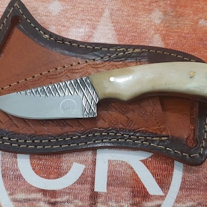 Custom hand Made full Tang farrier rasp steel cowboy knife...