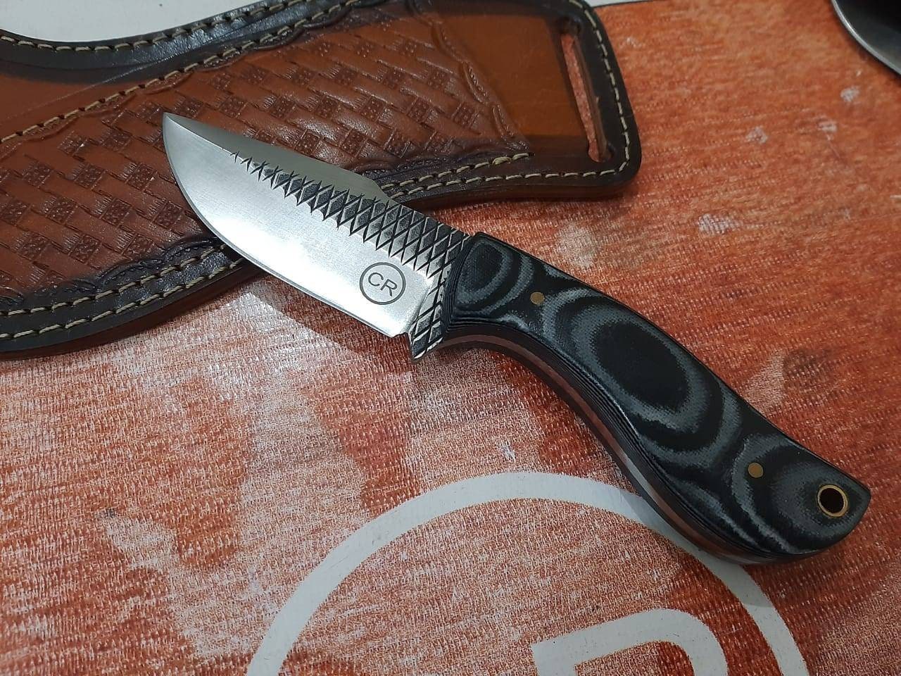 Custom Hand Made Full Tang Farrier Rasp Steel Cowboy Knife... Etsy