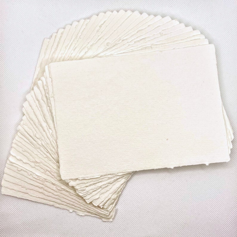 Handmade Paper Deckle Edge Paper Cotton Paper Handmade Etsy